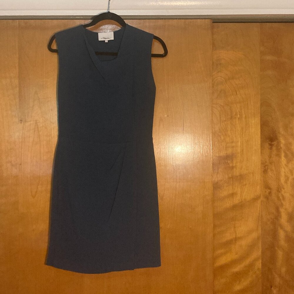 3.1 Phillip Lim Size 4 draped dress in peacock color (blue/green)